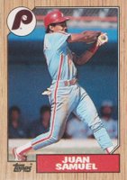 1987 Topps #255 Juan Samuel Baseball Card