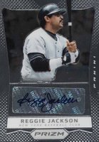2012 Panini Prizm Autograph #RJ Reggie Jackson Baseball Card