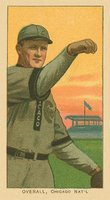 1909 White Borders Ghosts, Miscuts, Proofs, Blank Backs & Oddities #373 Orval Overall Hand Face Level Baseball Card