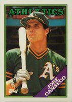 1988 Topps Tiffany #370 Jose Canseco Baseball Card