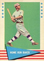 1961 Fleer #6 Home Run Baker Baseball Card