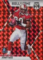 2020 Panini Mosaic #287 Jerry Rice Red Mosaic Football Card