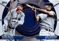 2025 Topps Dynamic Duos #DD20 Babe Ruth/Lou Gehrig Baseball Card