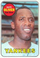 1969 Topps #354 Nate Oliver Baseball Card