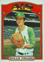 1972 Topps #241 Rollie Fingers Baseball Card