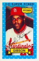 1974 Kellogg's Kelloggs #1 Bob Gibson Baseball Card