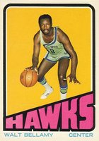 1972 Topps #97 Walt Bellamy Basketball Card
