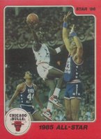 1986 Star Michael Jordan #5 1985 All-Star Basketball Card