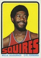 1972 Topps #232 Willie Sojourner Basketball Card