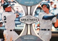 2019 Topps Chrome Greatness Returns  #GRE6 Aaron Judge/Derek Jeter Baseball Card