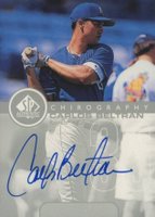 1999 SP Authentic Chirography #CB Carlos Beltran Baseball Card