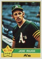 1976 Topps #475 Joe Rudi Baseball Card