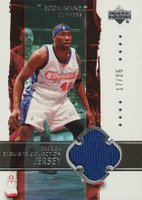 2003 Upper Deck Exquisite Collection #14-J Elton Brand Jersey Basketball Card