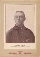 1902 Sporting Life Cabinets #148 George Davis Chicago, NL, 1902 Baseball Card