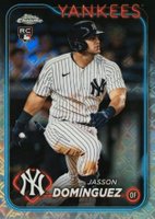 2024 Topps Chrome Logofractor Edition #89 Jasson Dominguez Baseball Card