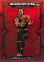 2021 Panini Obsidian #157 Jonathan Kuminga Electric Etch Red Flood Basketball Card
