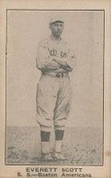 1921 Clarks Bread # Everett Scott Boston Baseball Card