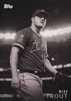 2018 Topps on Demand Black & White #2 Mike Trout Baseball Card