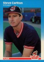 1987 Fleer Update Glossy #U-17 Steve Carlton Baseball Card