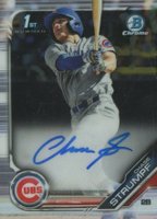 2019 Bowman Draft Chrome Draft Picks Autograph #CDACS Chase Strumpf Baseball Card