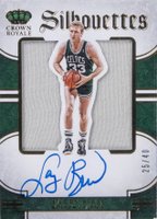 2015 Panini Preferred #99 Larry Bird Material Autograph Basketball Card