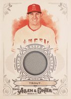 2018 Topps Allen & Ginter Full-Size Relics #MT Mike Trout Baseball Card