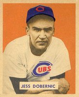 1949 Bowman #200 Jess Dobernic Baseball Card