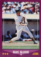 1988 Score #5 Mark McGwire Baseball Card