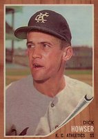 1962 Topps #13 Dick Howser Baseball Card