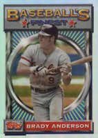 1993 Finest #71 Brady Anderson Refractor Baseball Card