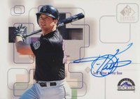 1999 SP Signature Autographs #THe Todd Helton Baseball Card