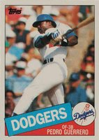 1985 Topps #575 Pedro Guerrero Baseball Card