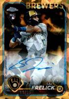 2024 Topps Chrome Sapphire Update Series Chrome Sapphire Autographs #SF Sal Frelick Gold Baseball Card