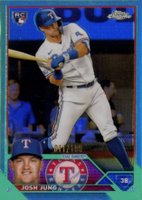 2023 Topps Chrome #93 Josh Jung Aqua Refractor Baseball Card