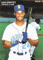 1991 Mother's Cookies Ken Griffey Jr. #1 Father & Son Baseball Card