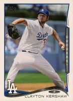 2014 Topps Mini #400 Clayton Kershaw Baseball Card