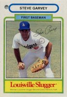 1981 Louisville Slugger # Steve Garvey Dodgers Baseball Card