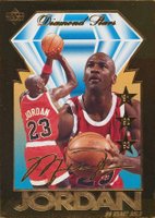 1995 Upper Deck 23k Gold # Michael Jordan Diamond Stars Basketball Card