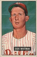 1951 Bowman #221 Dick Whitman Baseball Card