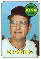 1969 Topps #274 Clyde King Baseball Card