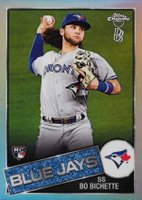 2020 Ben Baller Chrome 1985 Topps #85TC2 Bo Bichette Baseball Card
