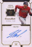 2024 Topps Definitive Collection Definitive Rookie Autographs #JL1 Jordan Lawlar Baseball Card