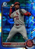 2022 Bowman Draft Chrome Sapphire Edition #BDC36 Jordan Walker Baseball Card