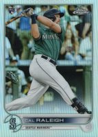 2022 Topps Chrome #149 Cal Raleigh Refractor Baseball Card