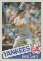1985 Topps #534 Brian Dayett Baseball Card