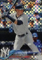 2018 Topps Chrome #148 Clint Frazier Batting-X-Fractor Baseball Card