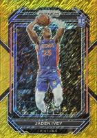 2022 Panini Prizm #256 Jaden Ivey Gold Shimmer Fotl Basketball Card