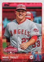 2015 Topps Update #US364 Mike Trout All-Star Baseball Card