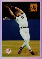 1996 Topps Chrome #80 Derek Jeter Refractor Baseball Card