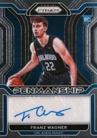 2021 Panini Prizm Rookie Penmanship #RPFRW Franz Wagner Basketball Card